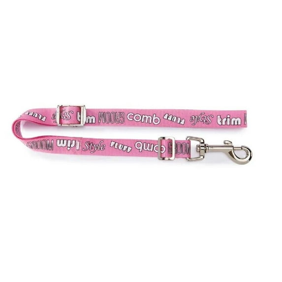Dog Grooming Loops Graffiti Print 20 to 22 Inch Fashion Restraints Choose Color (Pink)