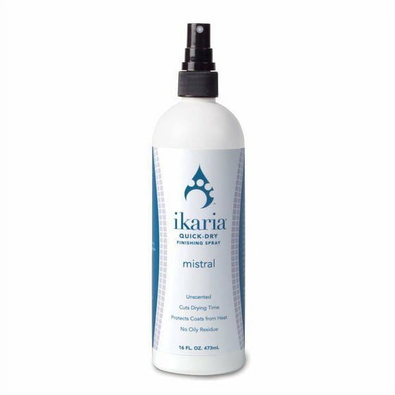 Dog Grooming Mistral Quick Dry Finishing Spray Unscented Cuts Drying Time 16 oz