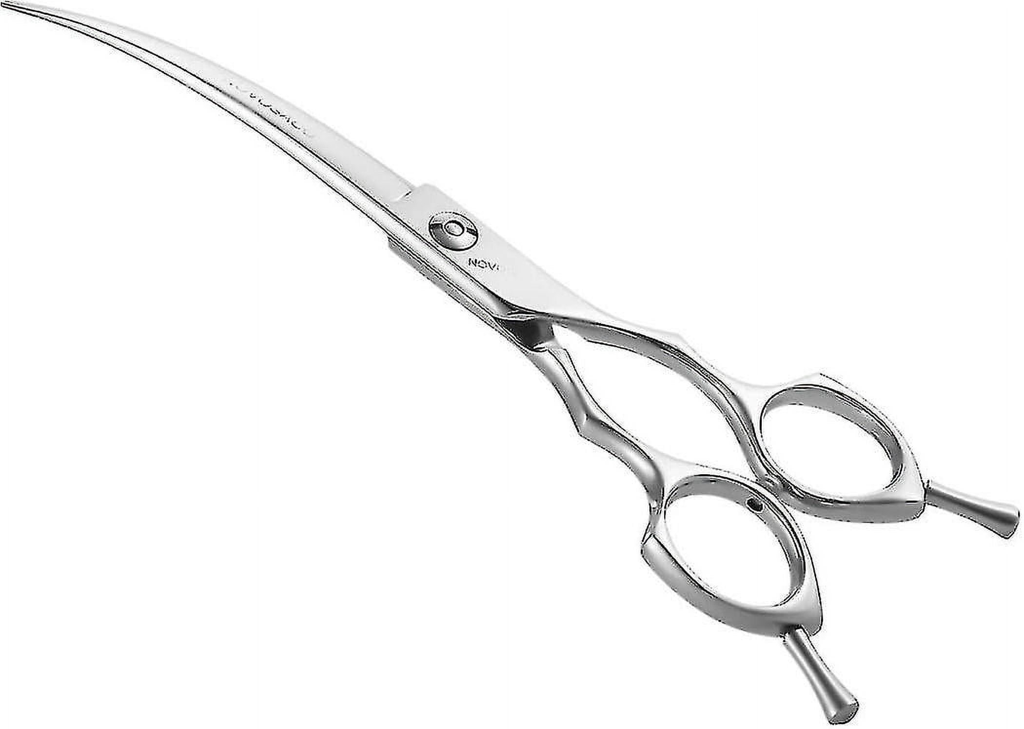 Stunning Dog Grooming Long Scissors With Ergonomic Handle image