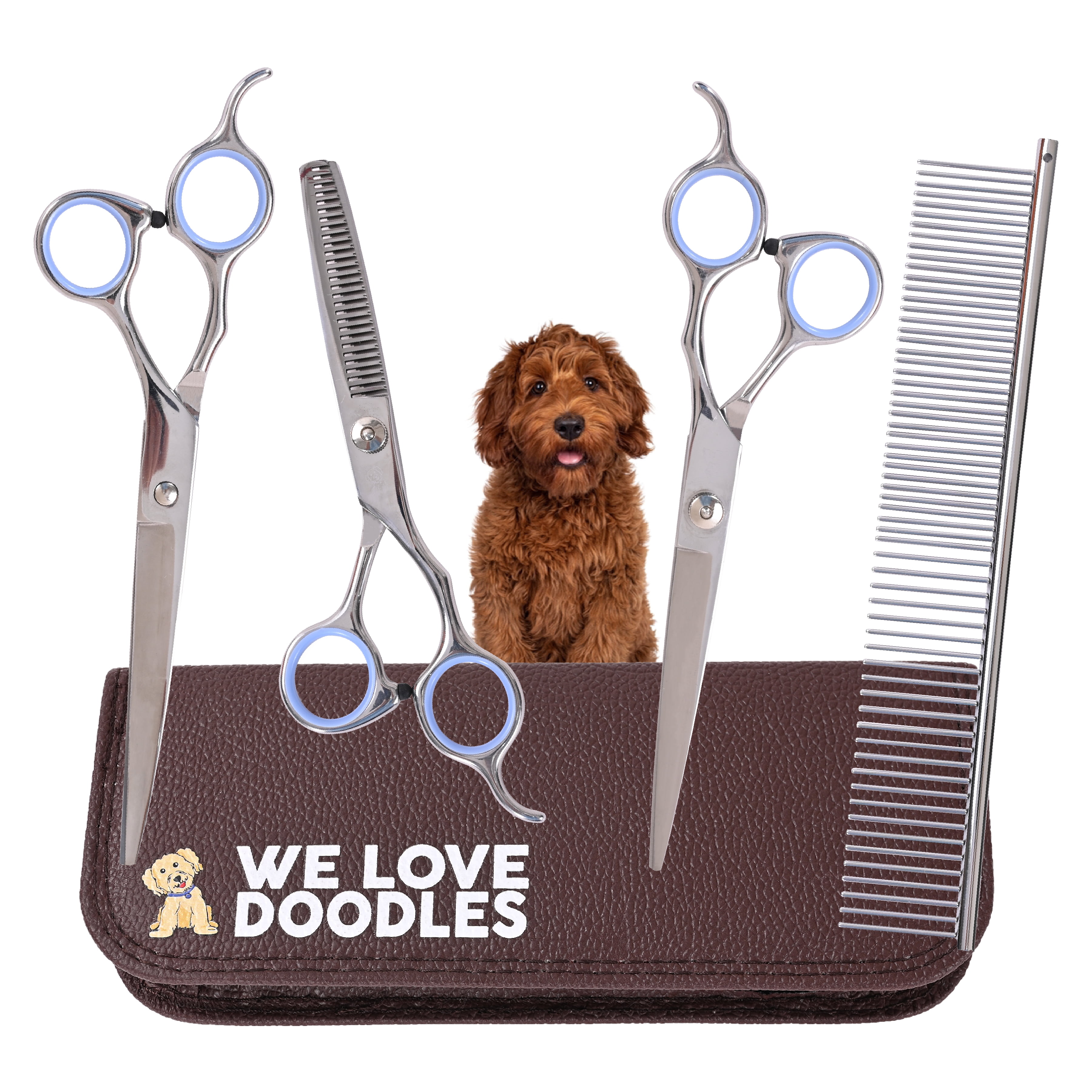 Photo inspiration: Best Thinning Scissors For Dog Hair Reference: Dog Grooming Scissors Kit Best Tools For Goldendoodles Poodles