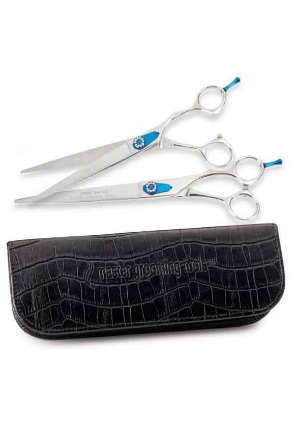 Dog Grooming Shears 5900 Diamond Series Straight Pet Groomer Scissors Pick Size (Set Of Both Shears)