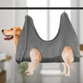 thumbnail image 1 of Dog Grooming Sling Hammock for Nail Trimming, Small Medium Dogs Relaxation Restraint Cat Grooming Sling Bag for Grooming Trimming Nail & Pets Bathing, 1 of 8