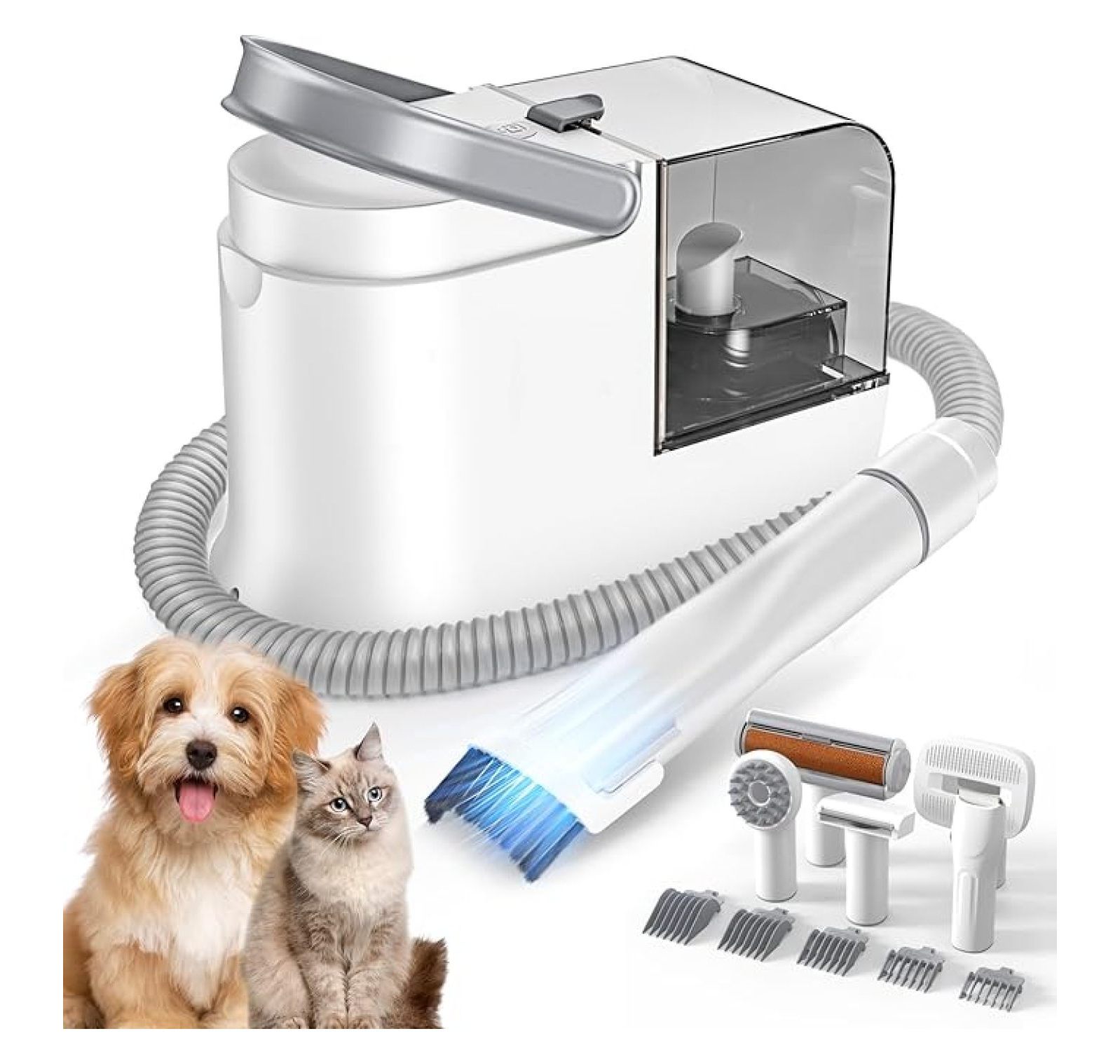 Visual Reference: Dog Grooming Vacuum Dog Grooming Kit 6 In 1 Pet