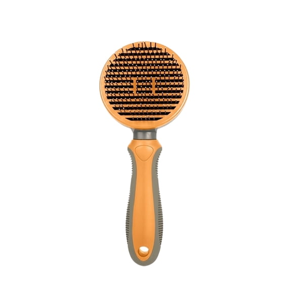 Dog Hair Brush, Undercoat Rake for Cats, Pet Deshedding Tool, Professional Grooming Comb for Loose Fur Removal, Multi-Functional Cleaning Brush and Detangler,Orange