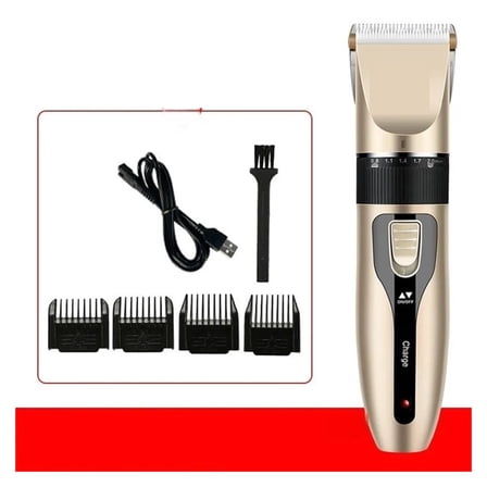 Dog Hair Clipper Pet Hair Trimmer Puppy Grooming Electric Shaver Ceramic Blade Charging Professiona ,Cordless Using