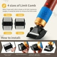 thumbnail image 1 of Dog Hair Clipper for Grooming 200W Pet Clipper Kit with Spare Blade, Low Noise&Vibration, Animal Grooming Trimmer for Cat Sheep Dog, 1 of 6