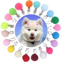 Dog Hair Clips,30PCS Puppy Hair Clips Pet Hair Barrettes for Christmas Party Cat Dog Grooming Accessories (Random Color)