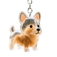 thumbnail image 1 of Dog Hair Collector Keychain Pet Hair Keepsake Memory Capsule for Dogs & Cats, Memorial Fur Storage Box Charm Loving Remembrance Keychain for Pet Lovers, 1 of 7