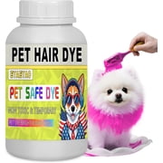 Dog Hair Color Dye, Hot Pink Dog Hair Dye, 7 fl oz 250ml Temporary Non-toxic Vibrant Colors Washable Pet Safe Paint for Cat Animals Hot Pink, 7 Fl Oz 250 ml