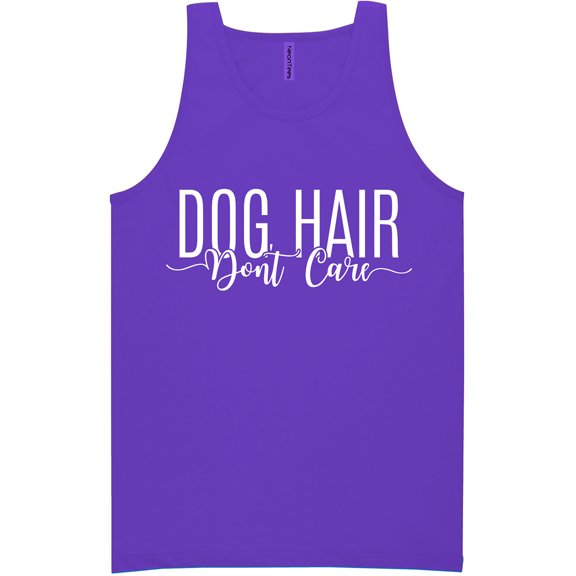 Dog Hair Don't Care Neon Tank Top