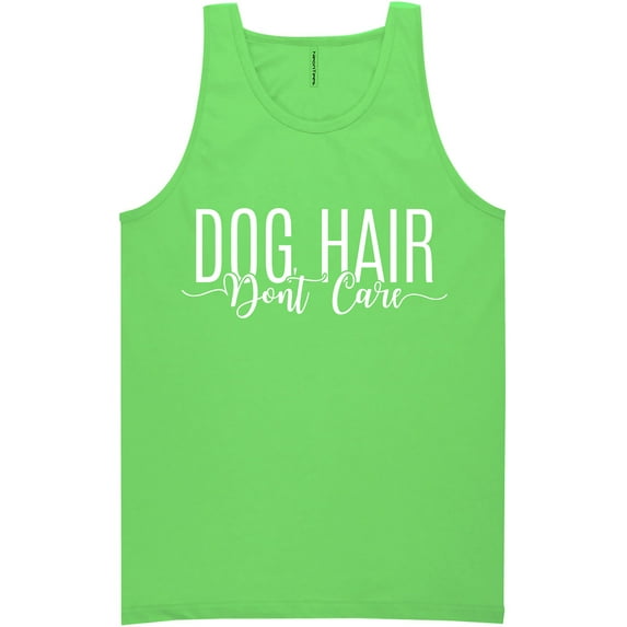 Dog Hair Don't Care Neon Tank Top