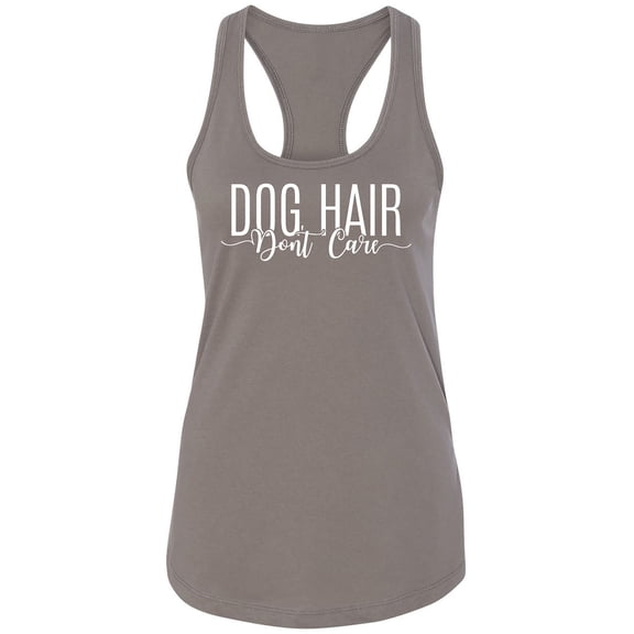 Dog Hair Don't Care Racerback Tank