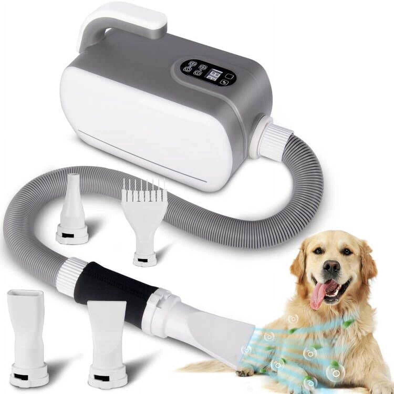 Dog Hair Dryer 3.8HP Motor With Ozone LED Touch Screen Dog Hair Dryer