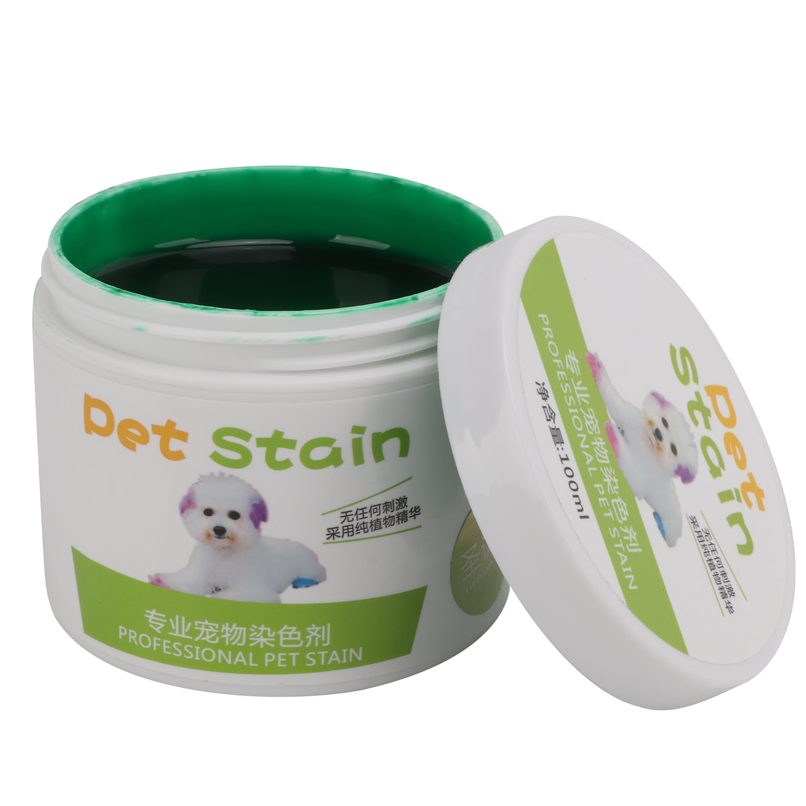 Dog Hair Dye Bright Colors Wide Mouth Design Safe Semi Permanent Dye