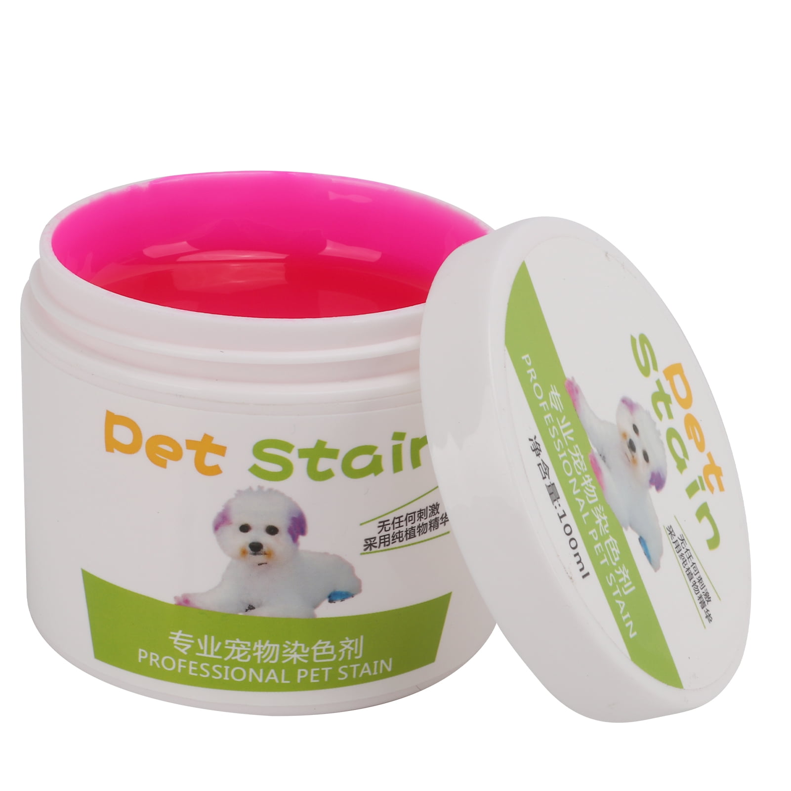 Dog Hair Dye Bright Colors Wide Mouth Design Safe Semi Permanent Dye