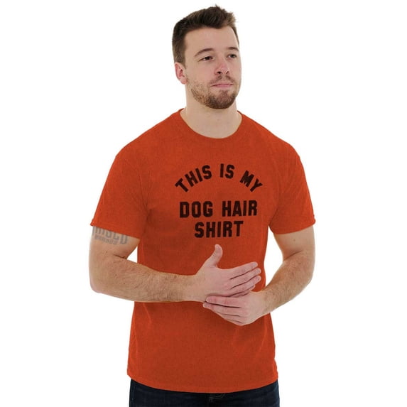 Dog Hair Shirt Cute Pet Owner Puppy Plus Size Crewneck Graphic Tee Shirt Brisco Brands 3X