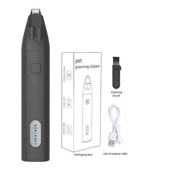 Dog Hair Trimmer Waterproof Pet Care Supplies Electric Pet Shaver Rechargeable Pet Foot Hair Trimmer ,Directly Washed