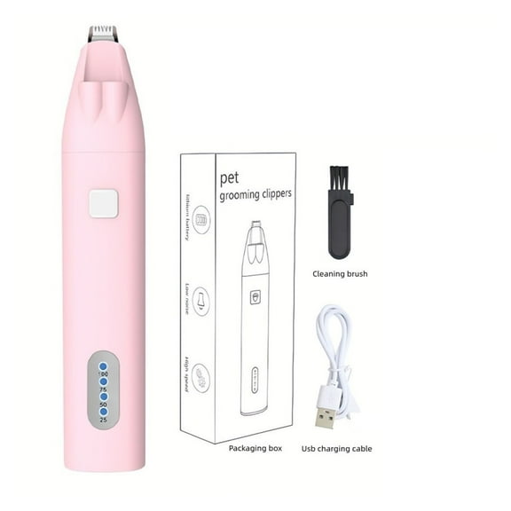Dog Hair Trimmer Waterproof Pet Care Supplies Electric Pet Shaver Rechargeable Pet Foot Hair Trimmer ,Low Noise Pet Groomig Kit