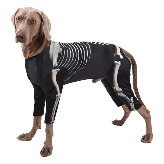 Dog Halloween Costume,Funny Mummy Skeleton Pet Outfits for Halloween Dress Up Party Pet Carnival Cosplay,Halloween Costumes for Cats Small Medium Large Dogs (3XL)