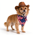 thumbnail image 1 of Dog Halloween Costumes, Dog Cowboy Costume Halloween Dog Cowboy Hat Halloween Dog Bandana Scarf Funny Dog for Small Medium Large Dogs Pets, 1 of 6