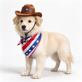 thumbnail image 1 of Dog Halloween Costumes, Dog Cowboy Costume Halloween Dog Cowboy Hat Halloween Dog Bandana Scarf Funny Dog for Small Medium Large Dogs Pets, 1 of 6