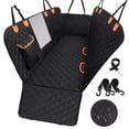 thumbnail image 1 of Dog Hammock for Car with Mesh Window, 600D Oxford Waterproof Nonslip Durable Seat Protector for Back Seat for Car Truck SUV(54" W x 58" L), 1 of 8