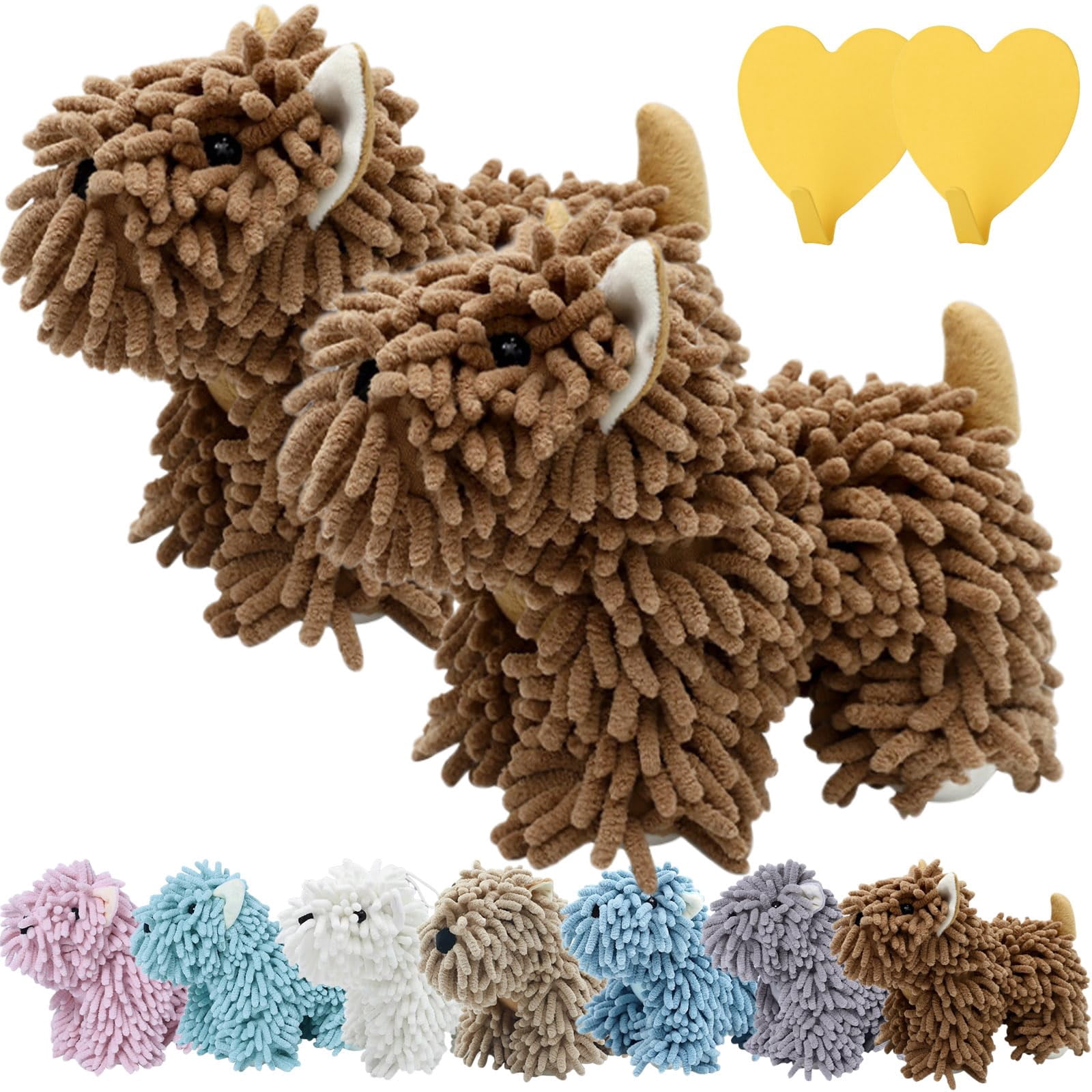 Dog Hand Drying Towel – Soft Absorbent Chenille Hanging or Stand Design for Bathroom Kitchen Use, Cute Animal Style Decorative Towel for Daily Home Use