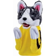 Dog Hand Puppet Kung Fu Husky Soft Soundable Boxing Hand Interactive Puppet Toddler Washable Plush Battle Boxing Husky Toys