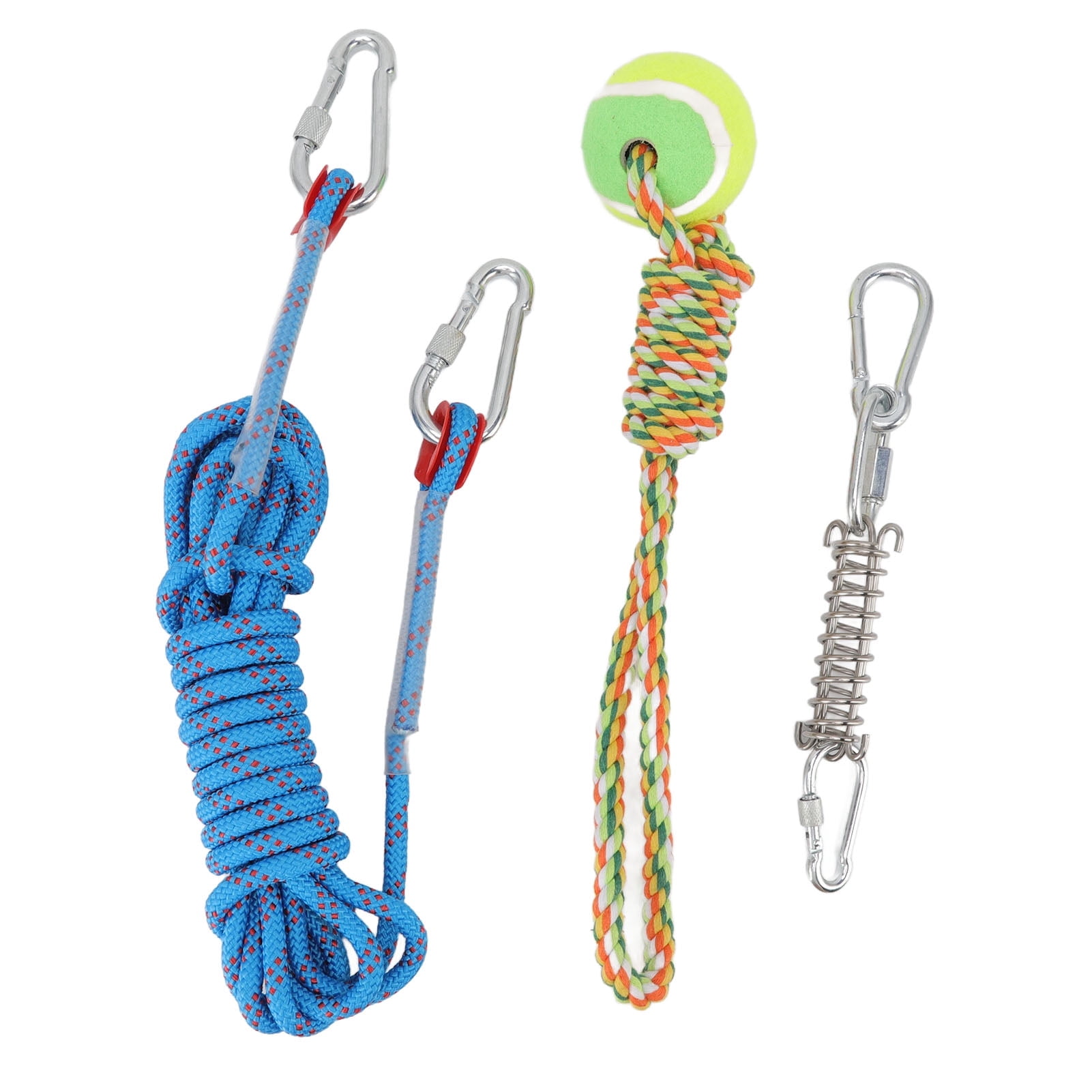 Dog Hanging Bungee Tug Toy, Interactive 16.4ft Spring Pole Dog Rope Toys Flexible Funny For Large Dogs