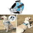 thumbnail image 1 of Dog Harness with 4 Free Tags/Patches, No-Pull Reflective Dog Vest with 2 Metal Rings, Pet Harness with Handle for Outdoor Walking - No More Pulling,Tugging or Choking (Turquoise, m), 1 of 3