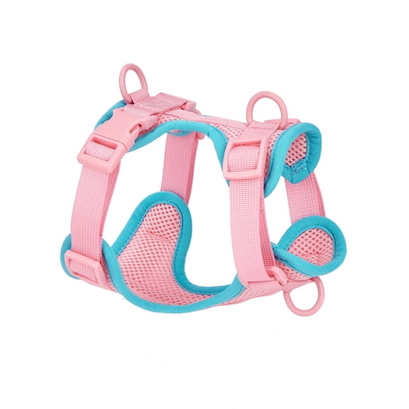 Dog Harness, Adjustable Pet Vest Harness With Breathable Mesh, No Pull Dog Harness For Small Medium Large Dogs Cats, Pink M