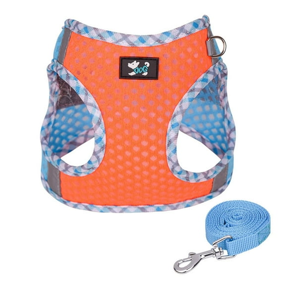 Dog Harness Dog Harness for Small Medium Large Dogs No Pull Puppy Harness And Leash Set Dog Harness for Walking Running Training Small Dog Harness Medium Dog Harness 1Set of Harness Rope Polyester B
