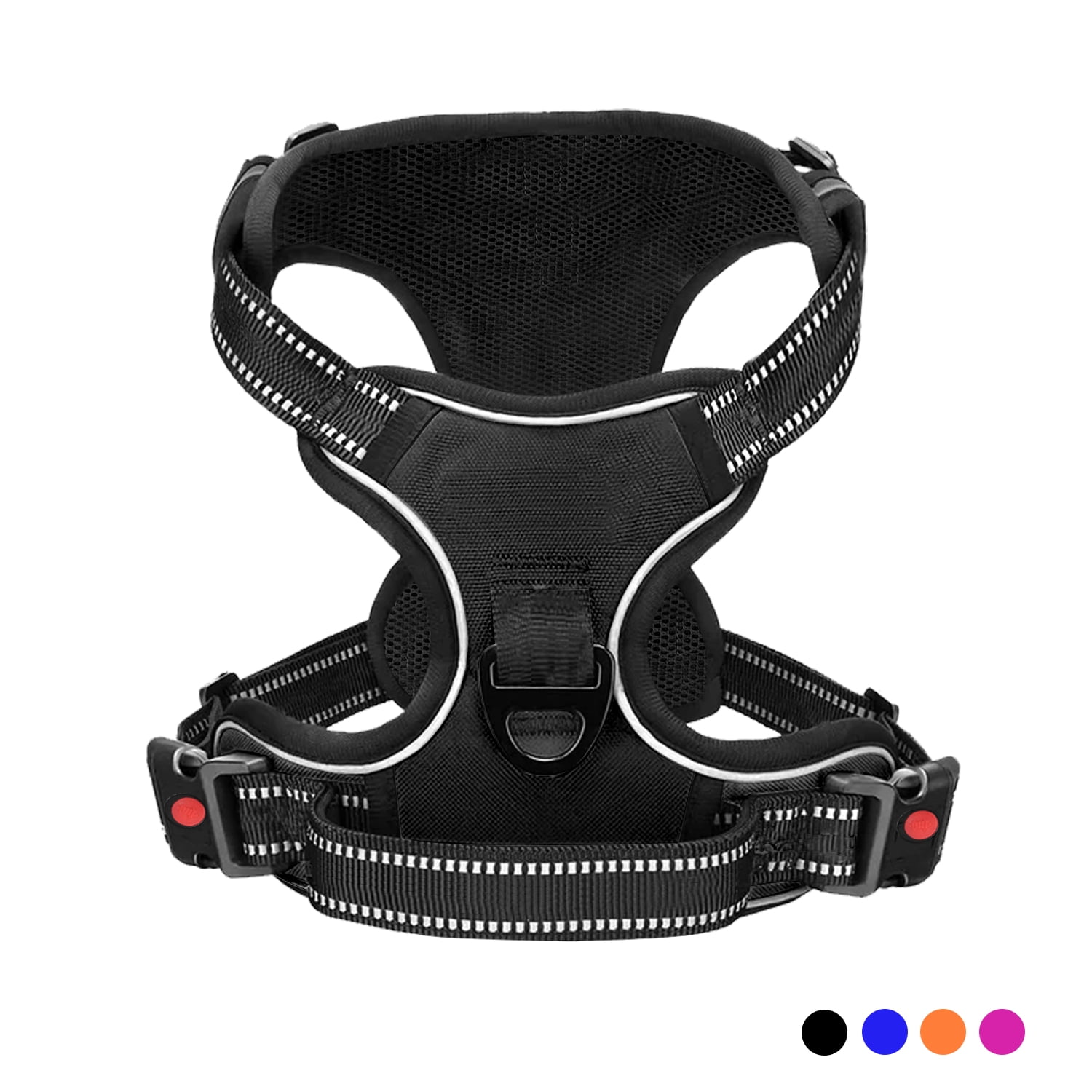 Dog Harness for Large Dogs, No Pull Pet Harness with 2 Leash Clips ...