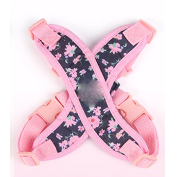 Dog Harness with Leash Set Adjustable Soft Padded Step-in Dog Vest No Choke No Pull Reflective for Small Medium Pets with Poop Bags and Dispenser, Solid and No-chew