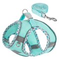 thumbnail image 1 of Dog Harness and Leash Set, No Pull Pet Harness for Small Dogs Easy Walking,Soft Breathable Small Dog Harness,Adjustable Reflective Step in Vest Harness for Puppy,Kitten, Cats, 1 of 7