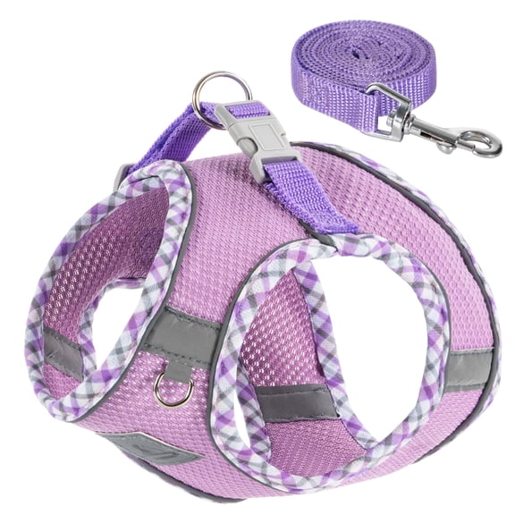 Dog Harness and Leash Set, No Pull Pet Harness for Small Dogs Easy Walking,Soft Breathable Small Dog Harness,Adjustable Reflective Step in Vest Harness for Puppy,Kitten, Cats