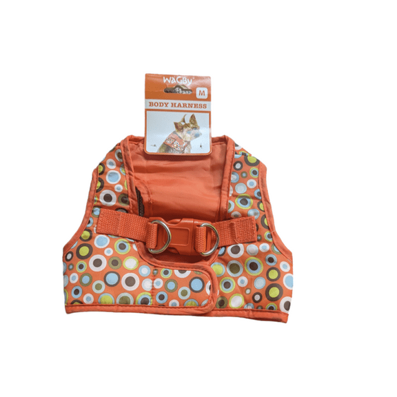 Dog Harness, Medium, Orange