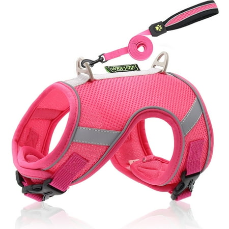 Dog Harness,Soft Mesh Breathable Small Medium Large Dog Chest Harness Strap with Leash Adjustable for Outdoor WalkingTraining Outdoor No Pull A50