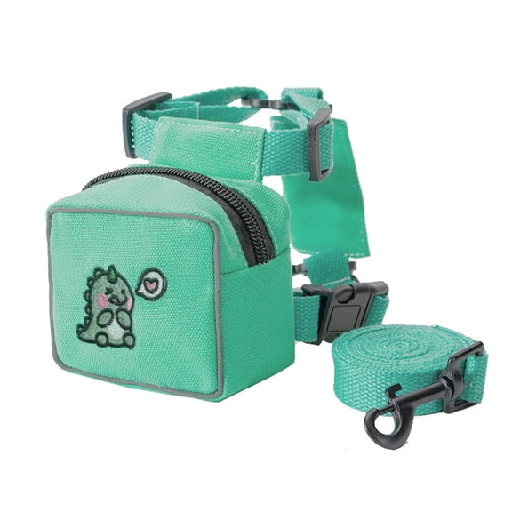 Dog Harness With Pockets Cartoon Dog Harness With Leashes