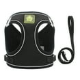 thumbnail image 1 of Dog Harness and Leash, Adjustable Breathable Dog Vest, Training for Extra Small Dogs - Black,M, 1 of 5