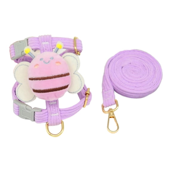 Dog Harness for Small Dog Cats No Pull Training Leashes Easy Control Pet Harnesses with 4ft Leash Duable Metal D-Ring
