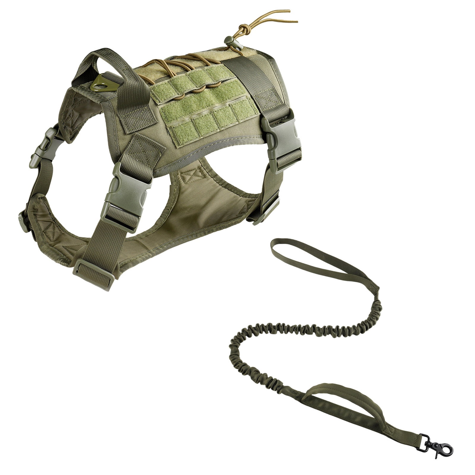 Dog Harness with Handle for Large Dogs, Anti Pull Chest Harness, Outdoor Pet Vest with Leash, Heavy Duty Dog Harness Size L for Walking，B
