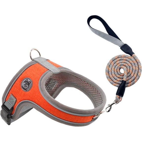 Dog Harness with Retractable Leash, Adjustable Tape for Small, Medium and Large Breeds