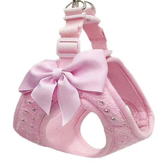 Dog Harnesses for Small Dogs Diamond Dog Harness for Girl & Dog Birthday Gift- Small Dog Harness No Escape Step in Dog Vest Harness