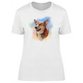 thumbnail image 1 of Dog Head Breed Graphic Art T-Shirt Women -Image by Shutterstock, Female x-Large, 1 of 2