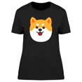 thumbnail image 1 of Dog Head Cute Shiba Inu T-Shirt Women -Image by Shutterstock, Female Small, 1 of 2