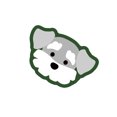 thumbnail image 1 of Dog Head Shaped Pet Feeding Mat 23.6inX15.7in Waterproof Non-Slip Cat Bowl Mat for Small Pets, Gray, 1 of 6
