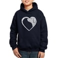 thumbnail image 1 of Dog Heart - Boy's Word Art Hooded Sweatshirt, 1 of 2