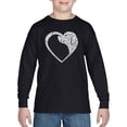 thumbnail image 1 of Dog Heart - Boy's Word Art Long Sleeve T-Shirt, 1 of 2