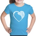 thumbnail image 1 of Dog Heart - Girl's Word Art T-Shirt, 1 of 2